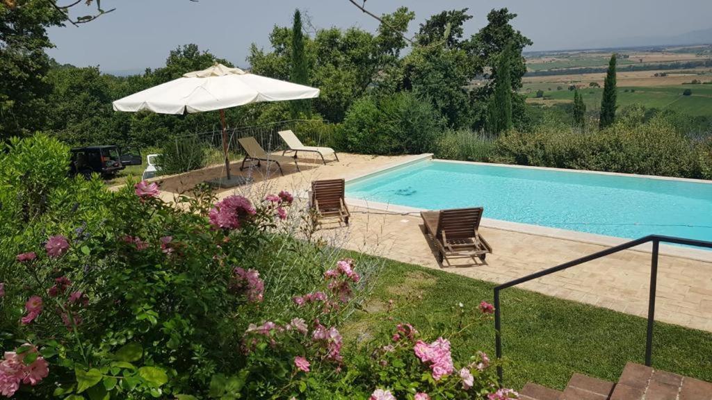 Fonte Pace Luxury Villa - A Fontanaro Property Paciano Exteriör bild